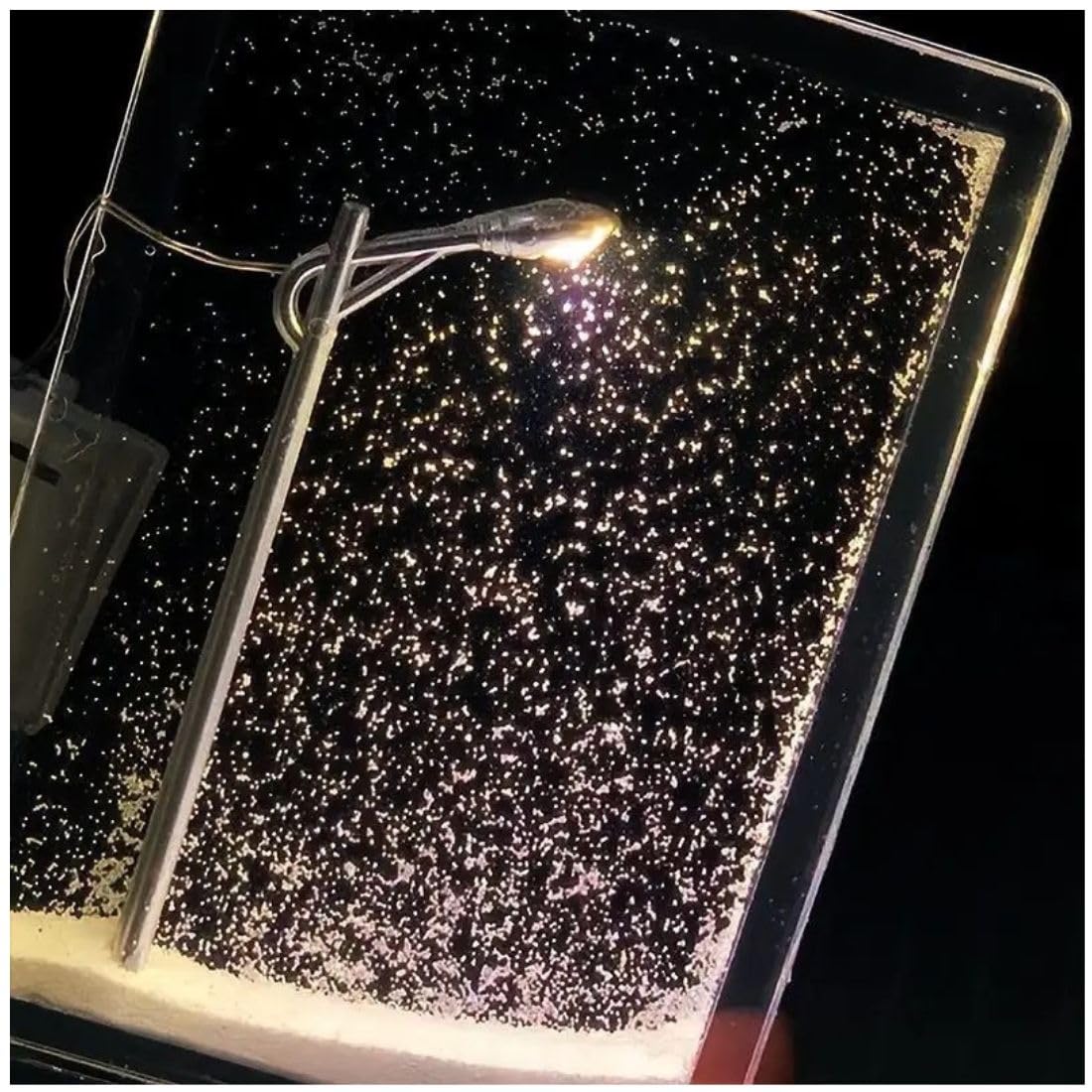 Snowfall Lamp Street Light Snow Lamp Snowy Lamp DIY Snow Scenery Night Light Snow Scenery Lamp