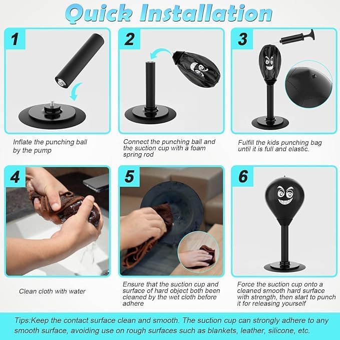 Desktop Punching Ball Desktop Punching Bag Boxing Ball Desk Punching Ball Stress Relief Ball