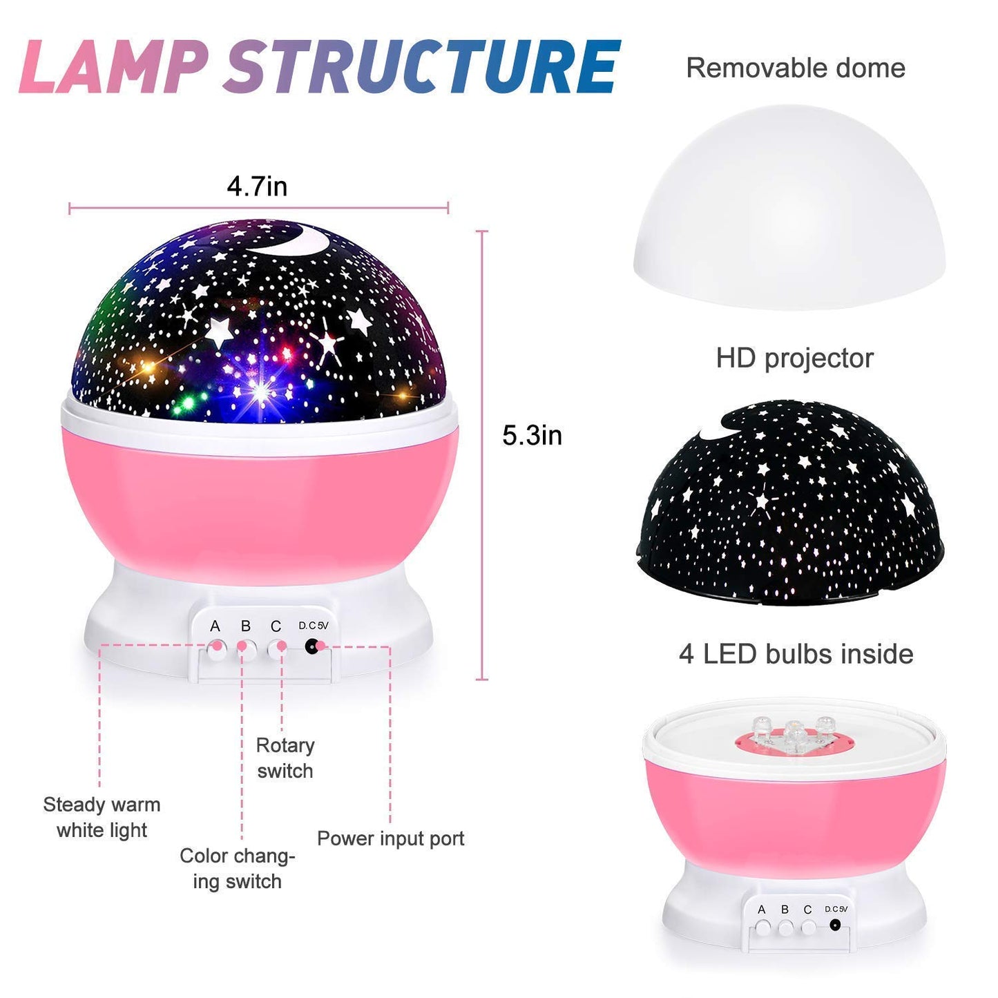 Star Moon Night Light