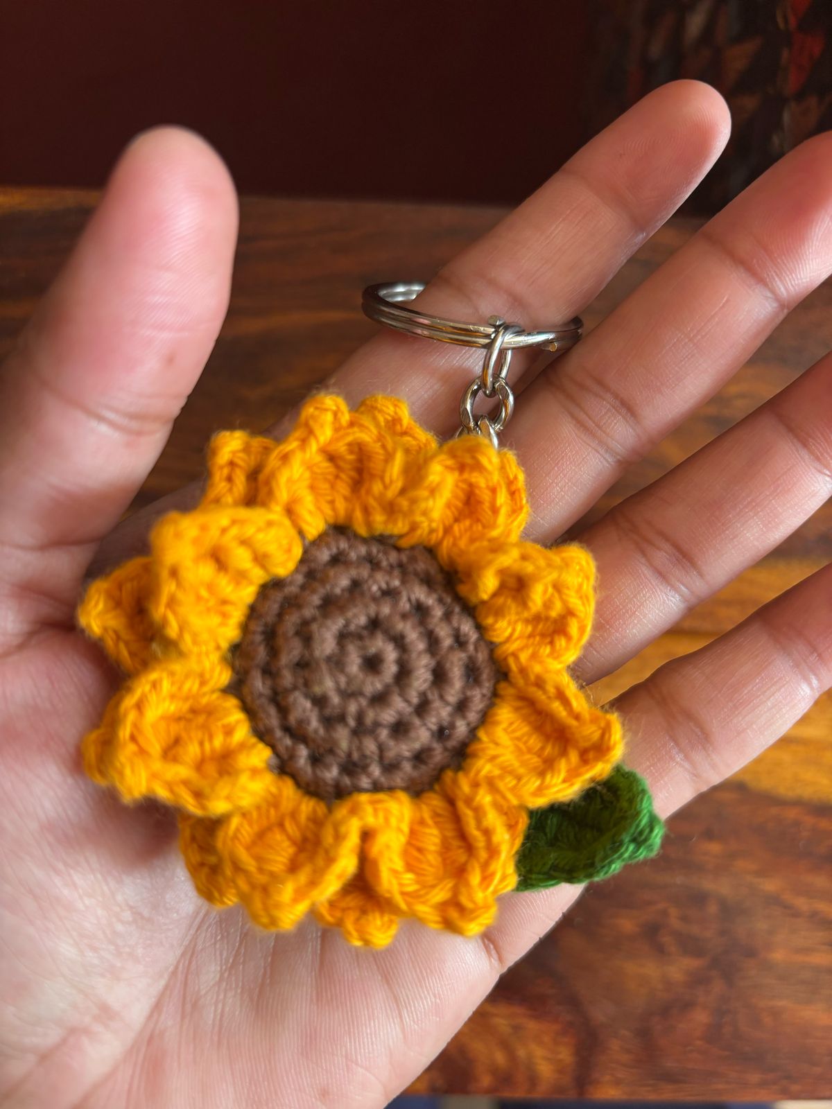 Baby Sunflower Keychain